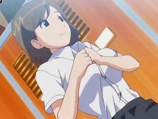 A Well-endowed Dark-haired Anime Girl Is Being Vigorously Penetrated In A Pornographic Video